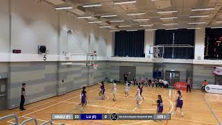 女子組  HKBU vs LU  友邦大專籃球賽202425 [upl. by Couq]