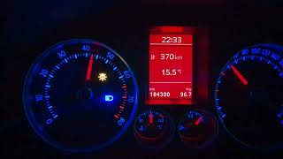 Golf 5 GTI Stage 1 260PS 0100 acceleration [upl. by Nohsed]