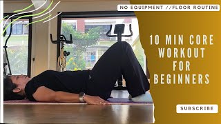 Daily Core Strengthening Exercises for Beginners  On Floor No Equipment Core workout🔥coreworkouts [upl. by Noryb]