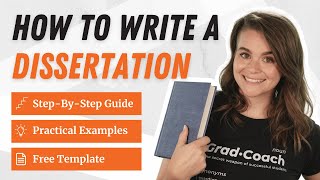 How To Write A Dissertation Or Thesis  8 Step Tutorial  Examples [upl. by Misa722]