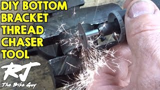 Make Bottom Bracket Thread Chasing Tools  Cheap amp Easy [upl. by Helli]