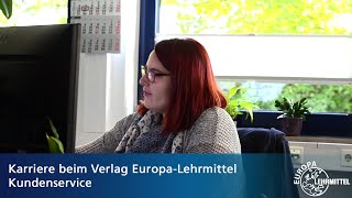 Karriere beim Verlag EuropaLehrmittel  Kundenservice [upl. by Aihsemak]