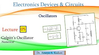 Oscillator 05 Colpitts Oscillator Numerical [upl. by Iline]