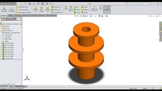 Solidworks Tutorial Hartnel Governor Modelling Part 3 Part Sleeve [upl. by Ivek]