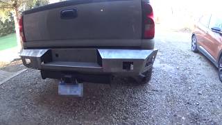 Building a Rear Move DIY Bumper for a 2006 Silverado 2500HD [upl. by Flossie]