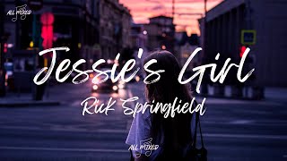 Rick Springfield  Jessies Girl Lyrics [upl. by Eidnyl]