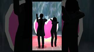 Sakura new dance trend Rina and taiga sakura dance sakuraschoolsimulator [upl. by Fidela]