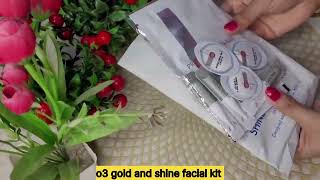 o3 facial kit review for all type skin care [upl. by Danialah]