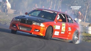 BMW E46 2JZ TOP Drifting  Pure Smoke amp Engine Sound   Full HD [upl. by Sidnal]