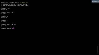 JShell Basics 4  Scratch variables [upl. by Dihsar7]