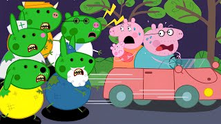 Peppa Pig Zombie Apocalypse What Happened in Pig City  Peppa Pig Funny Animation [upl. by Heintz]