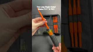 Klein Tools Interchangeable Insulated Screwdriver Set [upl. by Sairahcaz]