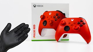 Xbox Series X Controller Pulse Red Unboxing  ASMR [upl. by Theta732]