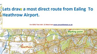 Topographical Mock Test From Ealing To Heathrow Airport [upl. by Veradi]