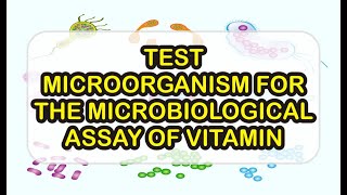 DIGESTER13  TEST MICROORGANISM FOR THE MICROBIOLOGICAL ASSAY OF VITAMIN  MICROBIOLOGY  GPAT [upl. by Nerwal]