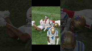 This INT is so UNLUCKY😭🍀youtubeshorts football collegefootball footballshorts [upl. by Eimmas]