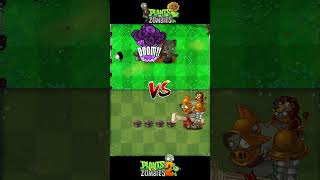 PVZ1 Vs PVZ2 Doom Shroom Vs Red eyes Gargantuar  Plants vs Zombies 2 pvz2 pvz2gameplay [upl. by Etaner]