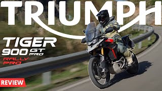 Presentación en Málaga de las NUEVAS Triumph Tiger 900 GT Pro y Rally Pro 2024 [upl. by Bendite701]