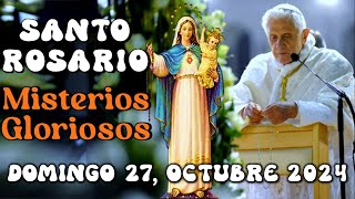 🔵SANTO ROSARIO EN LATÍN MISTERIOS GLORIOSOS Octubre 27 2024 [upl. by Heady]