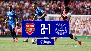 PREMIER LEAGUE HIGHLIGHTS ARSENAL 21 EVERTON [upl. by Ariat]