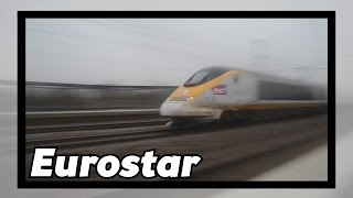 Eurostar passes TGV HautePicardie with 300 kmh HD [upl. by Edan]