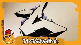 Graffiti Alphabet Tutorial  How to draw graffiti letters  Letter C [upl. by Eaneg85]