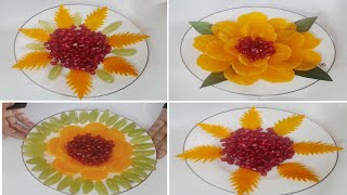 6 Fruits Decoration Ideas 🍋🍇 Best Fruits Decoration Fruits curving amp cutting TricksFruits Art [upl. by Nirro25]