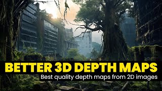 Create Better Quality Depth Maps From 2D Images With New AI Tools [upl. by Maurilia]