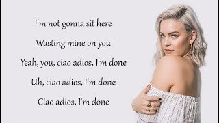 AnneMarie  CIAO ADIOS Lyrics [upl. by Neliac]