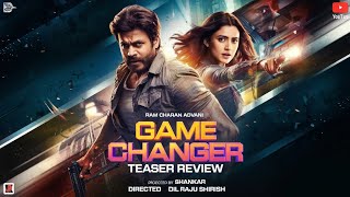 Hindi Review Game Changer Teaser  Ram Charan  Kiara Advani  Shankar  Dil Raju  Shirish [upl. by Oiramel243]