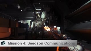 Alien Isolation Walkthrough  Mission 4  Seegson Communications [upl. by Yecart]