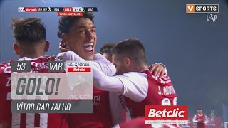 Golo Vítor Carvalho Braga 10 Vitória SC Liga 2324 16 [upl. by Oriaj947]