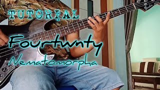 Tutorial Fourtwnty  Nematomorpha bass cover [upl. by Tara18]