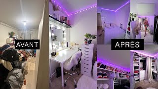 VLOG  Je refais ma chambre de A à Z  GROSSE TRANSFORMATION [upl. by Mctyre]