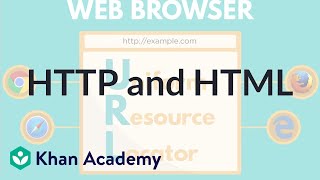 HTTP and HTML  Internet 101  Computer Science  Khan Academy [upl. by Barnes348]