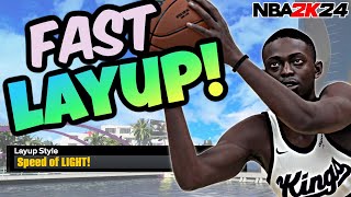 This Layup is TOO QUICK Best Layup Packages NBA 2K24 [upl. by Kohn]