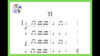 Practice Reading Rhythms with Musical Playalong Tracks 311 [upl. by Lowery]