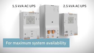 The energyefficient QUINT highpower AC UPS [upl. by Arriaet]