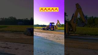 🔥JCB BACKHOE LOADER 4x4 🔥 NH208A New Road under construction ❌️ 🏗 🚧 sujal13 jcbvideo backhoe jcb [upl. by Rafaelia]