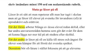 Insändare till tidning om att Sluta ge eleverna läxor  رسالة قارئ الى جريدة عن الغاء الواجبات [upl. by Newman870]