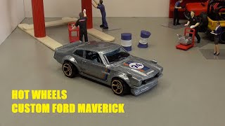 Custom Ford Maverick Hot Wheels collection✨🔥 [upl. by Nnaeirelav]