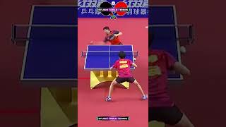 Deadly Counterattack Backhand Lin Yunju sports tabletennis pingpong [upl. by Wurtz669]