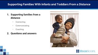 Supporting Families With Infants and Toddlers From a Distance [upl. by Silden]