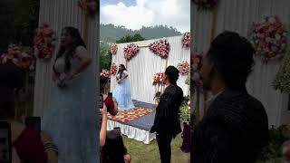 Engagement dance performance by bride 🌷engagement 💍💍mami💗dancevideo ☘️nanital [upl. by Nador]