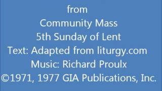 Penitential Act from quotCommunity Massquot  5th Sunday of Lent Year B [upl. by Jacquenette]