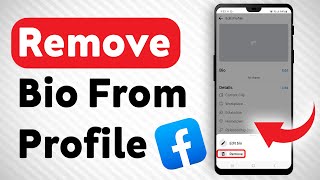 How To Remove A Bio From Your Facebook Profile  Full Guide [upl. by Brandyn]