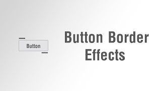 Arabic Tutorials  Create Extended Button Border Effect On Hover [upl. by Cerell]