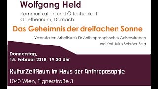 Das Geheimnis der dreifachen Sonne Vortrag von Wolfgang Held in Wien [upl. by Thissa]