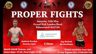 Fight 12 Andrew Purdon Vs Jay Bulloch [upl. by Esinal]