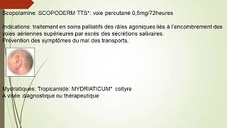 Les Parasympatholytiques [upl. by Letnohc]